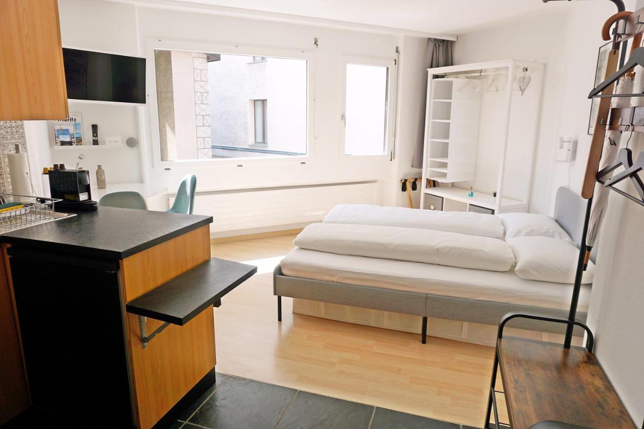 Helles&schickes Studio für 2 Pers, zentral C5 St Moritz Exterior foto